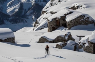 穿雪鞋 les Arcs